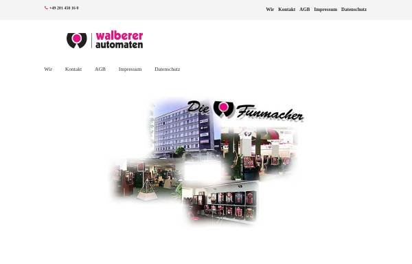 Vorschau von www.walberer.de, Walberer Automaten GmbH & Co.