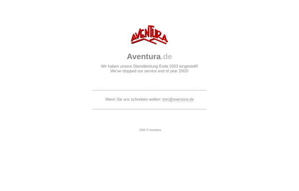 Vorschau von www.aventura.de, Aventura