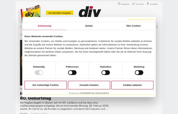 Vorschau von www.diyonline.de, DIYonline