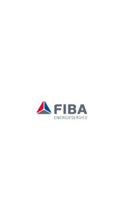 Vorschau der mobilen Webseite www.fiba-energieservice.de, FIBA Energieservice GmbH