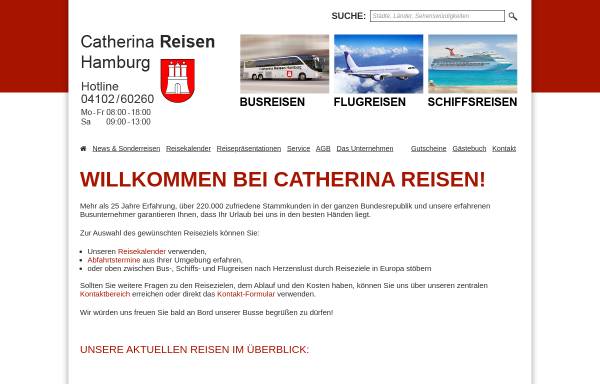 Vorschau von www.catherina-reisen.de, Catherina Reisen GmbH