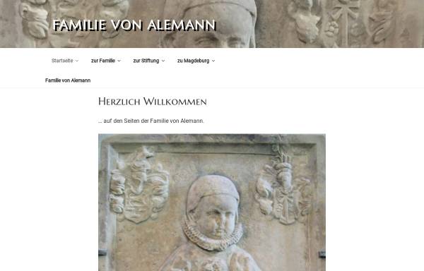 Vorschau von www.von-alemann.de, von Alemann