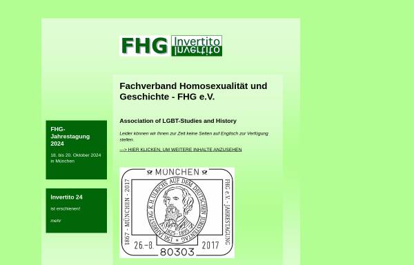 Fachverband für Homosexualität und Geschichte e.V. (FHG)