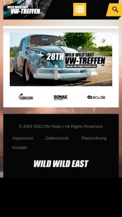 Vorschau der mobilen Webseite www.vw-treffen.com, VW-Treffen.com