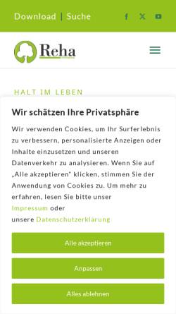 Vorschau der mobilen Webseite reha-offenburg.de, Gesellschaft zur Förderung psychisch Kranker