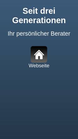 Vorschau der mobilen Webseite www.staufner.de, Steuerberatung Staufner