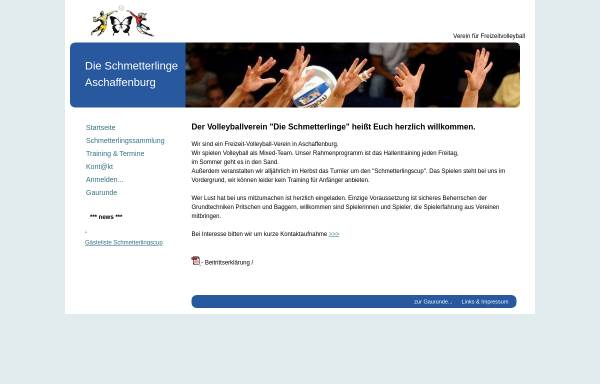 Vorschau von www.vg-die-schmetterlinge.de, VG Die Schmetterlinge Aschaffenburg e.V.