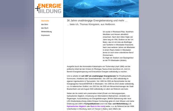 Vorschau von www.energie-bildung.de, Energie&Bildung
