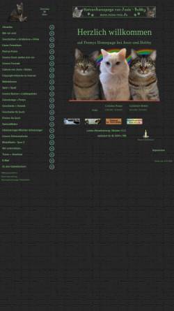 Vorschau der mobilen Webseite www.miau-mio.de, Pennys persönliche Katzengeschichten