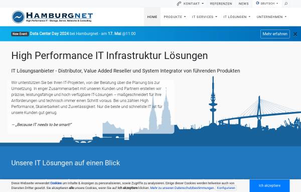 Vorschau von www.hamburgnet.com, Hamburgnet