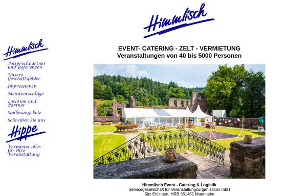 Vorschau von www.himmlisch.de, Himmlisch Event-Catering