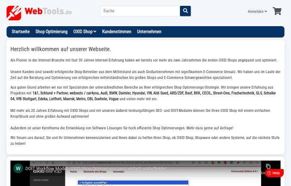 Vorschau von www.webtools.de, WebTools