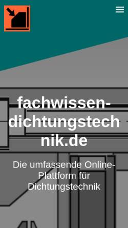 Vorschau der mobilen Webseite www.fachwissen-dichtungstechnik.de, Fachwissen Dichtungstechnik