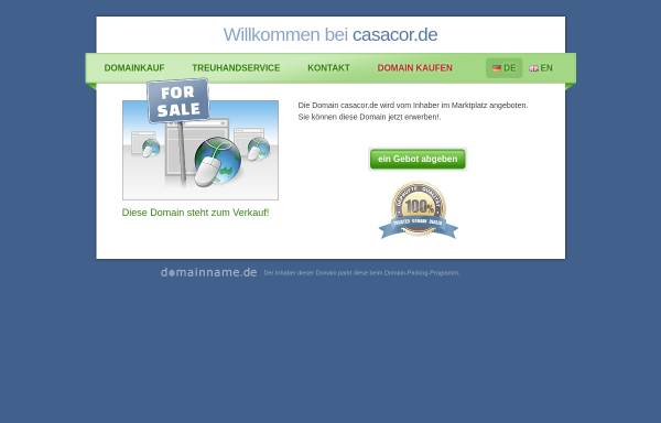 Vorschau von www.casacor.de, Casacor GmbH