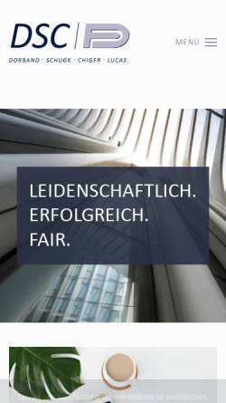 Vorschau der mobilen Webseite www.dorband-finanz.de, Unternehmen Dorband Finanz GmbH