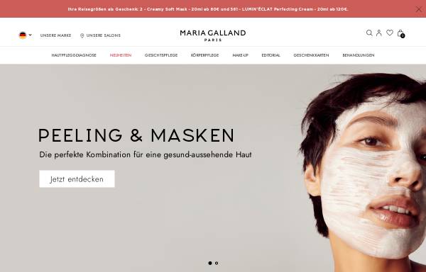 Vorschau von www.maria-galland.de, Maria Galland GmbH