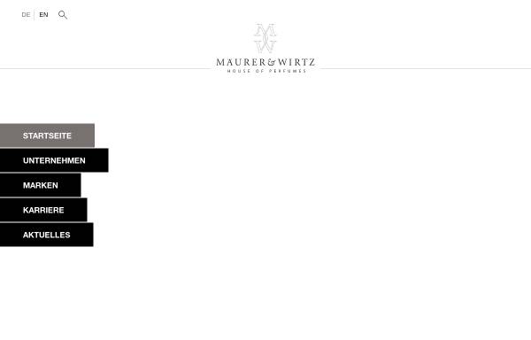 Vorschau von www.m-w.de, Mäurer + Wirtz GmbH & Co.KG