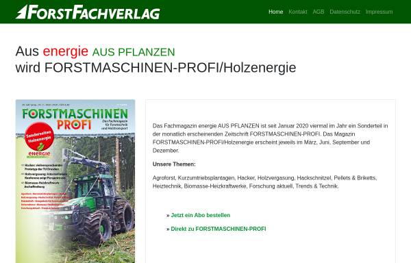 Vorschau von www.energie-pflanzen.de, Energie Pflanzen