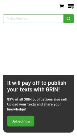 Vorschau der mobilen Webseite www.grin.com, Grin Verlag GbR
