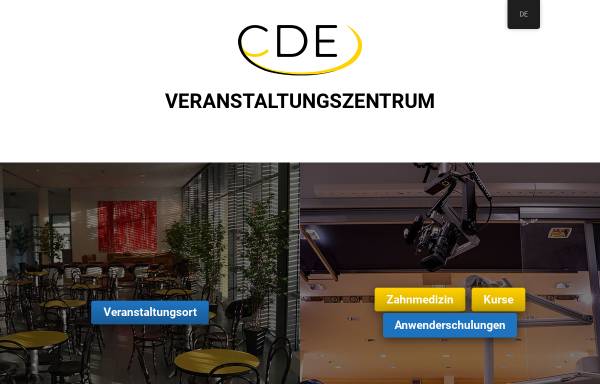Vorschau von www.cde-info.de, Center of Dental Education