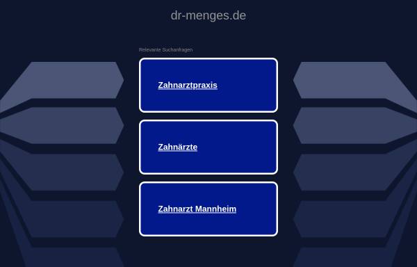 Vorschau von www.dr-menges.de, Fachkunde für zahnmedizinische Assistenzberufe