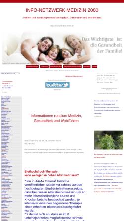 Vorschau der mobilen Webseite www.medizin-2000.de, Medizin 2000
