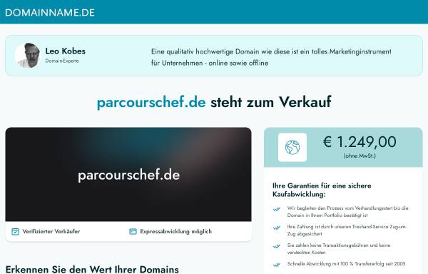 Vorschau von www.parcourschef.de, Parcourschef