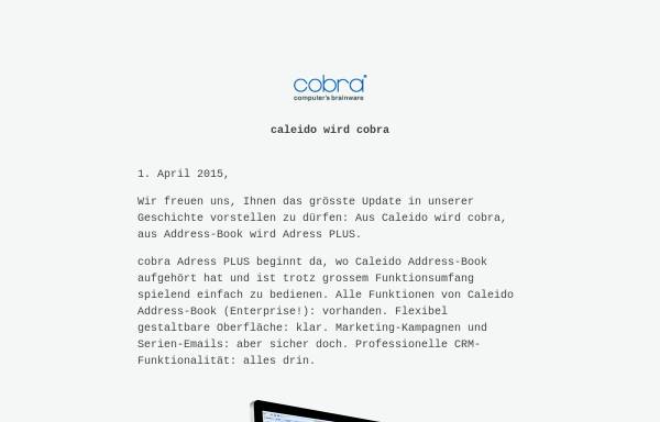 Vorschau von www.caleido.com, Caleido Address-Book