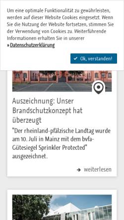 Vorschau der mobilen Webseite www.brandschutz-hoffmann.com, Hoffmann, Franz