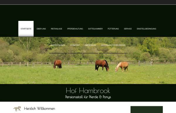 Vorschau von www.hof-hambrook.de, Hof Hambrook