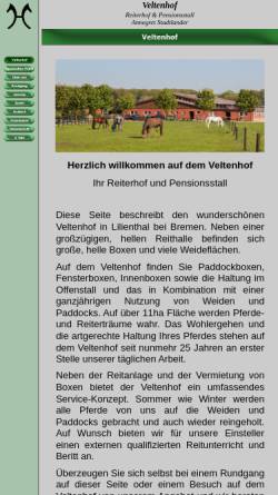 Vorschau der mobilen Webseite www.veltenhof-stadtlander.de, Veltenhof