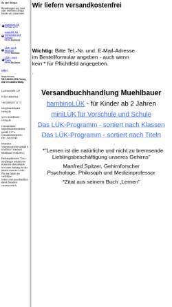 Vorschau der mobilen Webseite www.muehlbauer-verlag.de, Muehlbauer-Verlag + Versandbuchhandlung