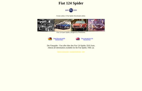 Vorschau von www.spiderplace.de, Fiat 124 Spider