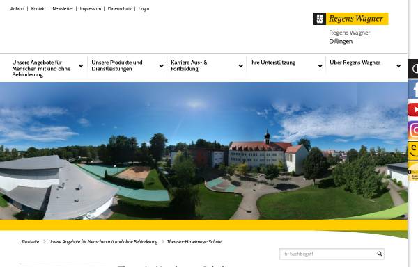 Vorschau von theresia-haselmayr-schule.de, Theresia-Haselmayr-Schule