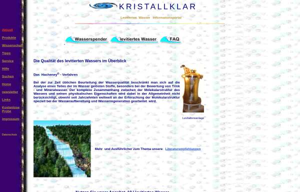 Vorschau von www.kristallklar.de, Hacheney-Verfahren
