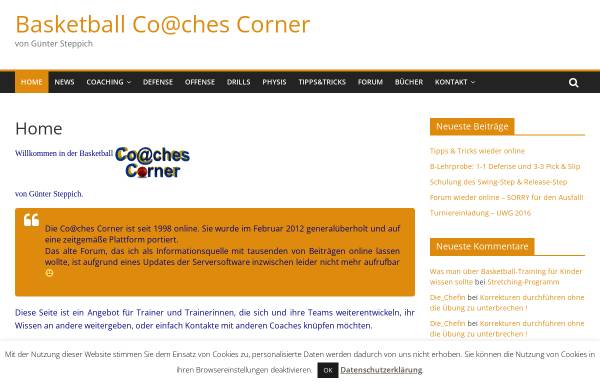 Vorschau von www.bbcoach.de, Coaches Corner