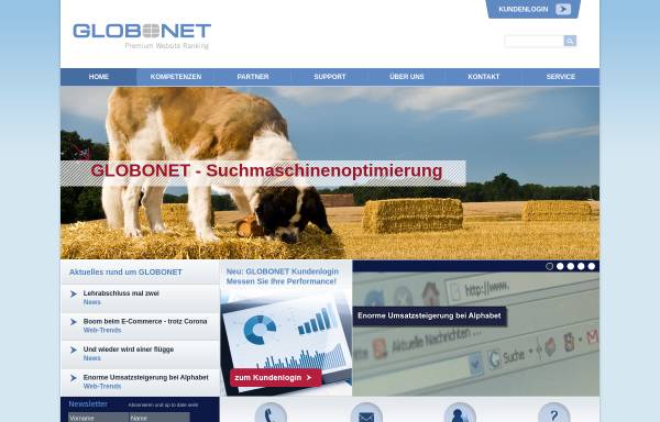Vorschau von www.globonet.ch, Globonet GmbH