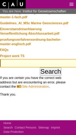 Abteilung Geophysik des Instituts für Geowissenschaften der Universität Kiel