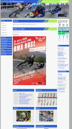 Vorschau der mobilen Webseite www.bmxclub.ch, BMX Club Blumenstein