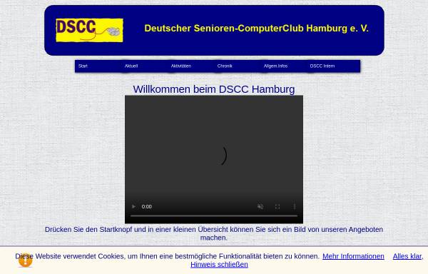 Vorschau von dscc-hamburg.de, DSCC Deutscher Senioren-ComputerClub Hamburg e.V.
