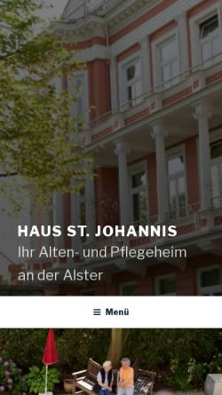 Vorschau der mobilen Webseite www.haus-st-johannis.de, Haus St. Johannes