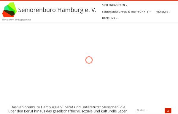 Vorschau von www.seniorenbuero-hamburg.de, Seniorenbüro Hamburg e. V.