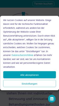 Vorschau der mobilen Webseite koenig-gillessen.de, Dr. med. dent. König