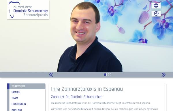 Vorschau von www.zahnarzt-kassel-espenau.de, Dr. med. dent. Peter Kleine