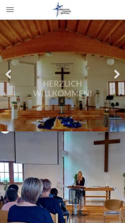 Vorschau der mobilen Webseite www.mennoniten-backnang.de, Mennonitengemeinde