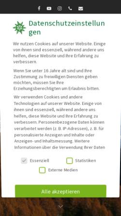Vorschau der mobilen Webseite alpenverein.it, Avs - Alpenverein Südtirol
