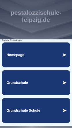 Vorschau der mobilen Webseite www.pestalozzischule-leipzig.de, Schule zur Lernförderung 