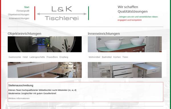 Vorschau von www.lk-innenausbau.de, L & K Innenausbau GmbH