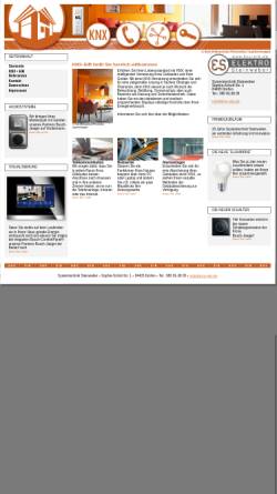 Vorschau der mobilen Webseite www.es-elektro.de, Elektro Steinweber