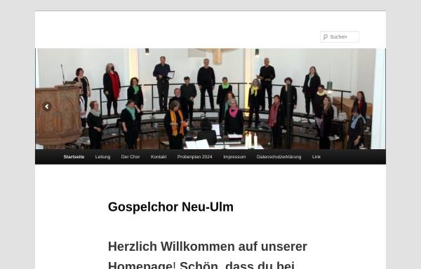Vorschau von gospelchor-neu-ulm.de, Gospelchor Neu-Ulm